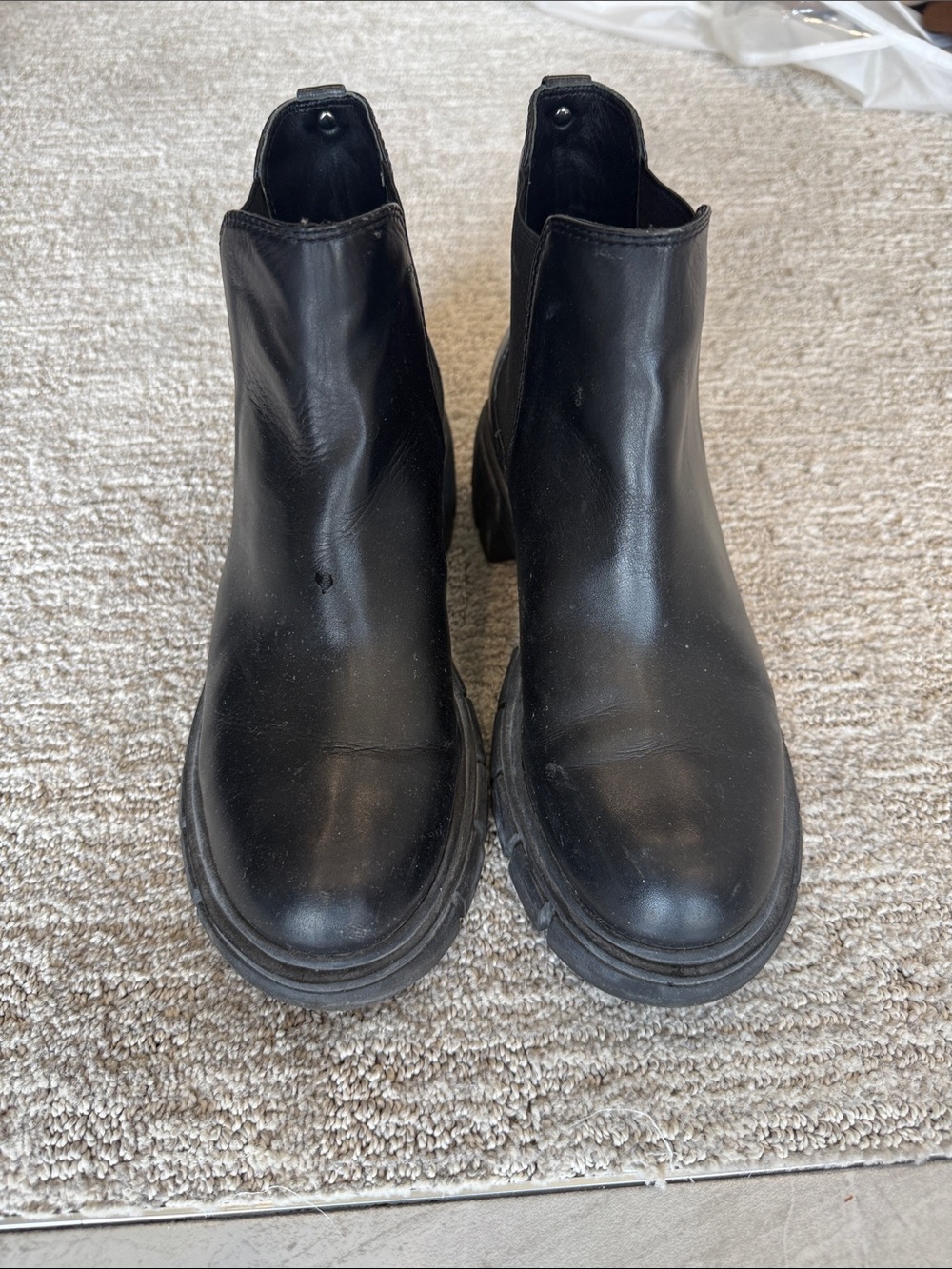 Women’s Black Chelsea Ankle Boots - Sleek Slip-On Style